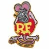 Mooneyes Rat Fink Patch - Pink