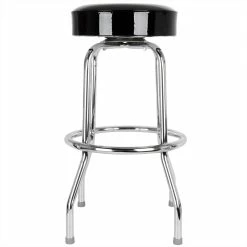 Lowbrow Customs Logo Shop Stool -Motorcycle Accessories Shop 013595 LowbrowCustomsLogoShopStool 1