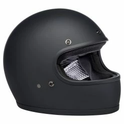 Biltwell Gringo DOT/ECE Approved Full Face Helmet - Flat Black Factory -Motorcycle Accessories Shop 014235 Biltwell GringoDOTECEApprovedFullFaceHelmet FlatBlackFactory 2