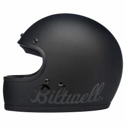 Biltwell Gringo DOT/ECE Approved Full Face Helmet - Flat Black Factory -Motorcycle Accessories Shop 014235 Biltwell GringoDOTECEApprovedFullFaceHelmet FlatBlackFactory 3