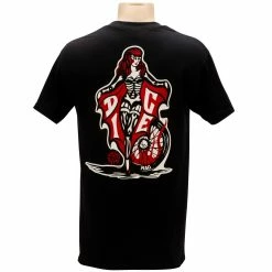 DiCE Magazine Vampira Black Pocket T-Shirt