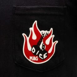 DiCE Magazine Vampira Black Pocket T-Shirt -Motorcycle Accessories Shop 014484 DicE VampiraBlackPocketT Shirt 4