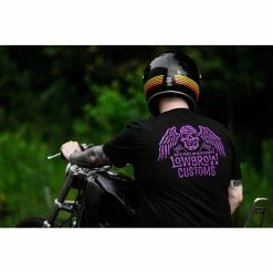 Lowbrow Customs Winged Skull T-Shirt -Motorcycle Accessories Shop 014581 LowbrowCustoms WingedSkullT shirt 7