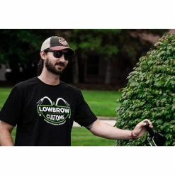 Lowbrow Customs Bar And Shield T-Shirt 10 Lowbrow Customs Bar And Shield T-Shirt -Motorcycle Accessories Shop 014584 LowbrowCustoms LowbrowCustomsBarandSheildT shirt 3