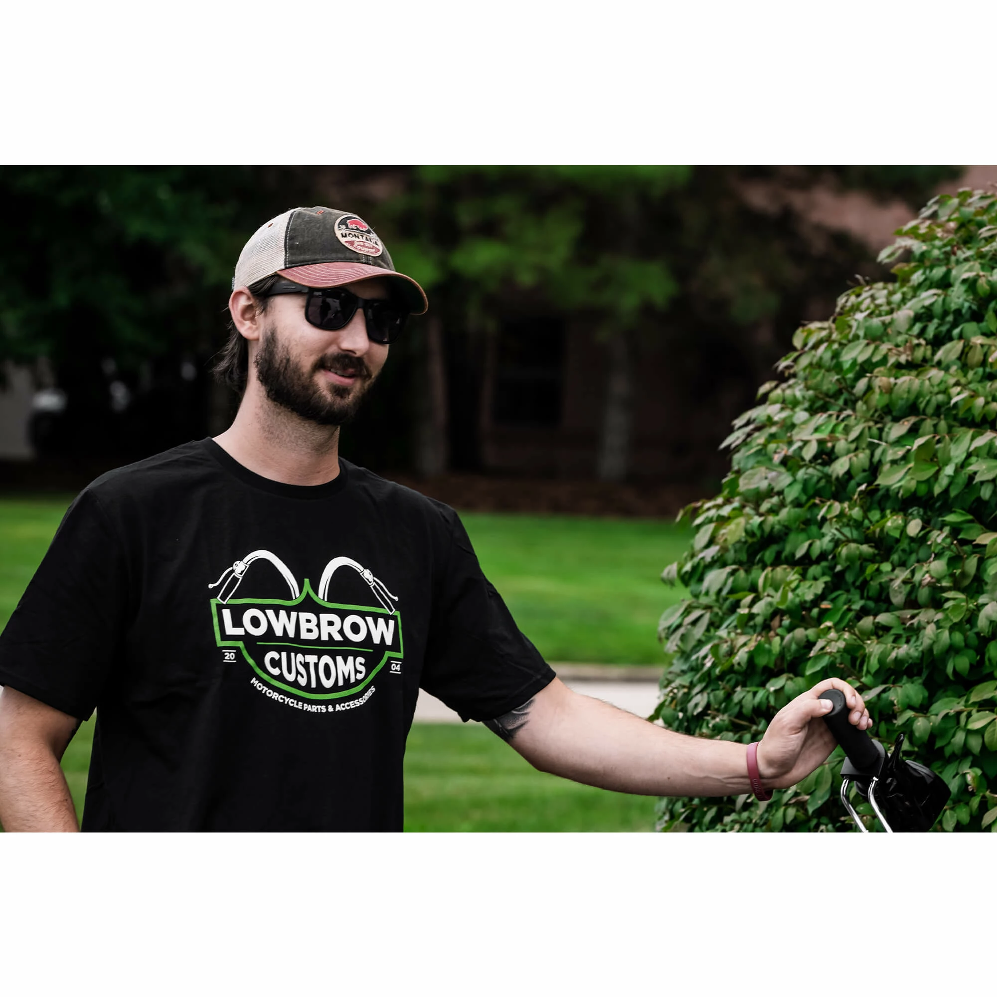 Lowbrow Customs Bar And Shield T-Shirt 5 Lowbrow Customs Bar And Shield T-Shirt - Image 5