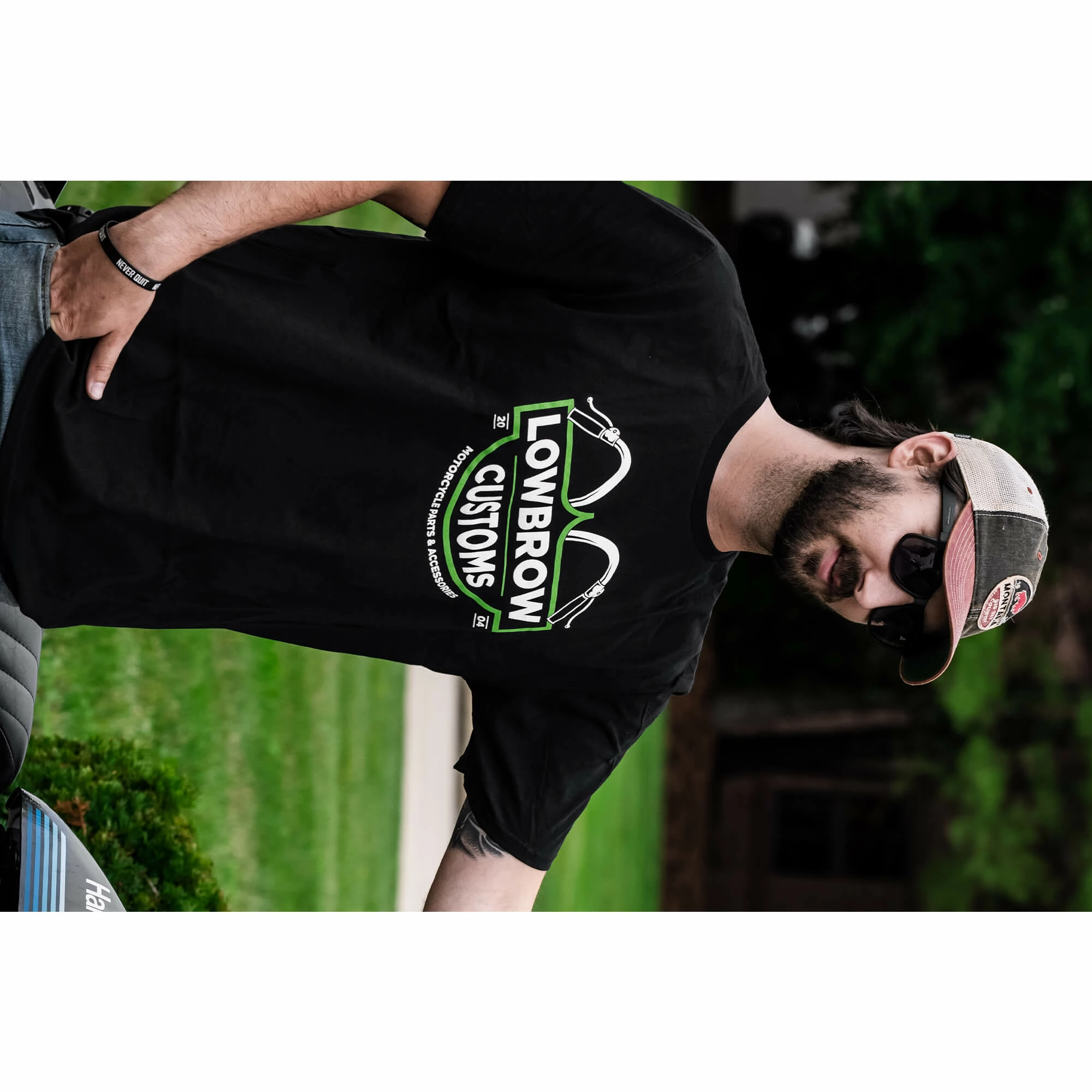 Lowbrow Customs Bar And Shield T-Shirt 6 Lowbrow Customs Bar And Shield T-Shirt - Image 6