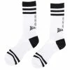 Mooneyes MOON Equipped 3 Iron Cross Reflector Socks - White