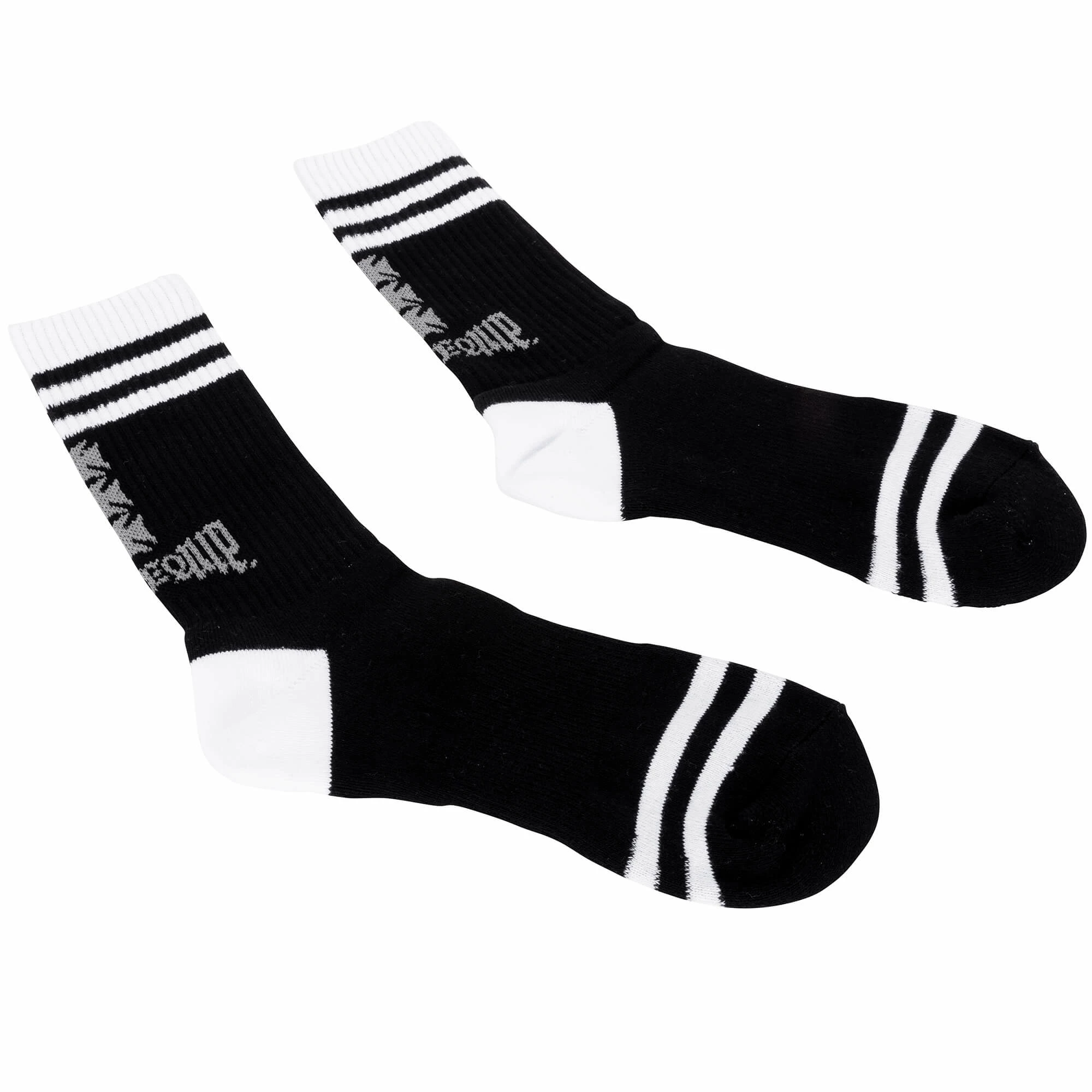 Mooneyes MOON Equipped 3 Iron Cross Reflector Socks - Black 2 Mooneyes MOON Equipped 3 Iron Cross Reflector Socks - Black - Image 2