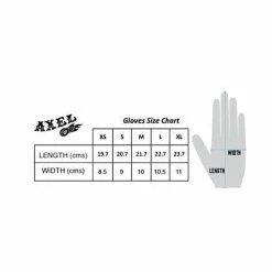 Axel Co. Flame Cowhide Gloves -Motorcycle Accessories Shop Axel Co Gloves Size Chart d3583e13 f94e 4a02 bf6a cb15b7b3da6f