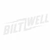 Biltwell Bolt Die Cut Sticker - White - 12 Inch