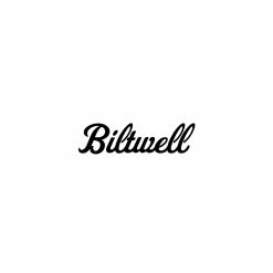 Biltwell Script Die Cut Sticker - Black - 6 Inch