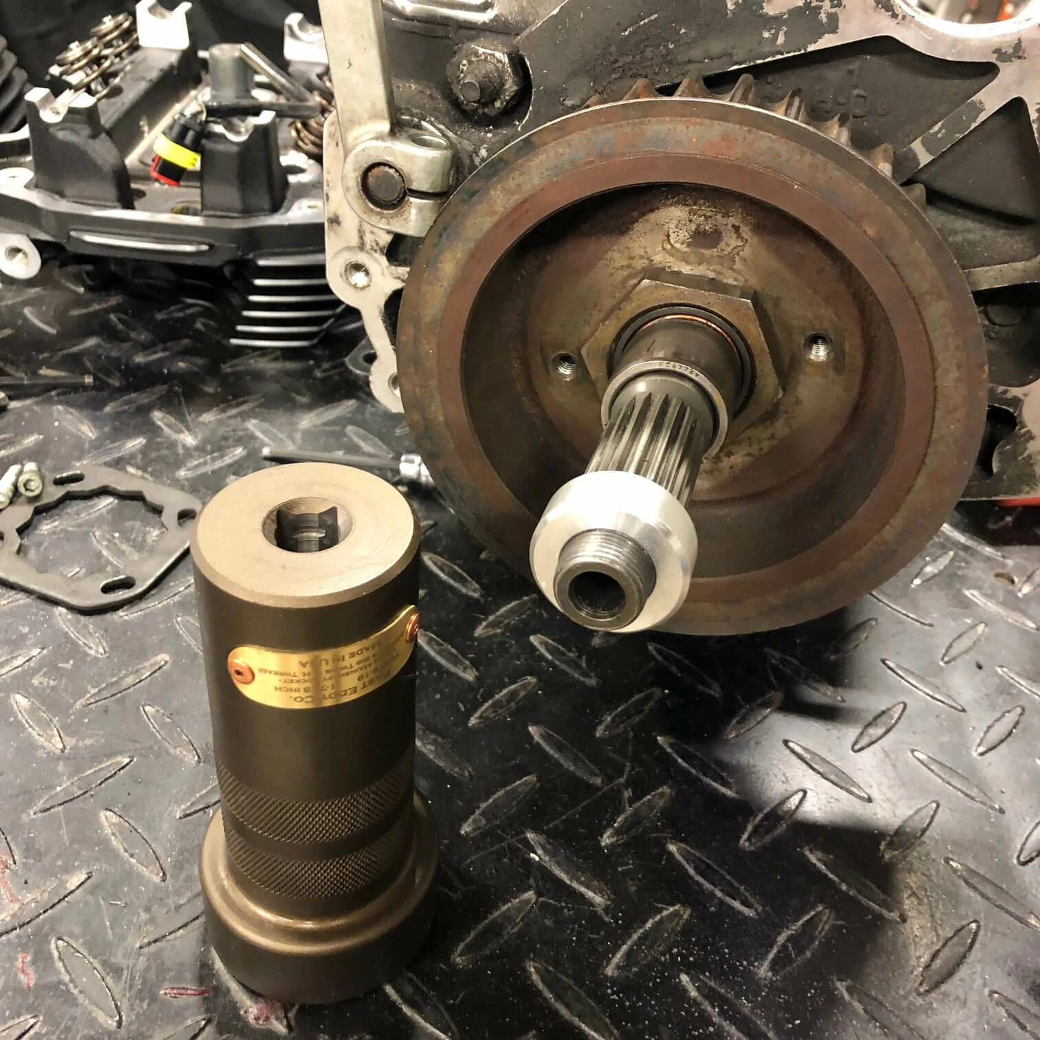 Fast Eddy Co. No. 10 Transmission Socket 2-1/4" For 2007 & Later Harley Big Twins 6 Fast Eddy Co. No. 10 Transmission Socket 2-1/4" For 2007 & Later Harley Big Twins - Image 6