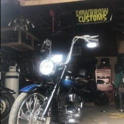 Lowbrow Customs Moto Parts And Accessories Banner -Motorcycle Accessories Shop Logo Banner Hanging 2