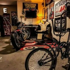 Lowbrow Customs Moto Parts And Accessories Banner -Motorcycle Accessories Shop Logo Banner Hanging 5