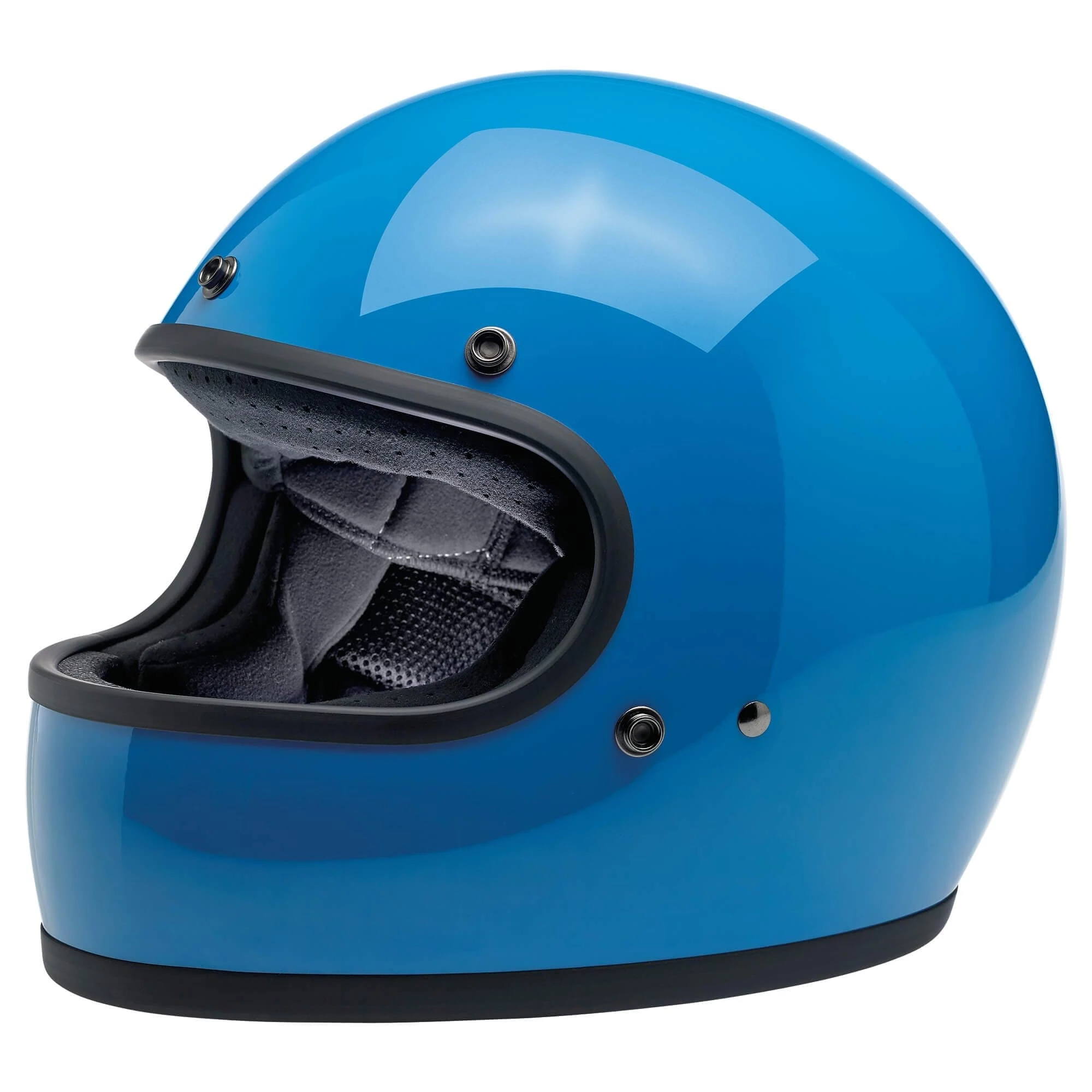 Biltwell Gringo DOT/ECE Approved Full Face Helmet - Gloss Tahoe Blue 1 Biltwell Gringo DOT/ECE Approved Full Face Helmet - Gloss Tahoe Blue