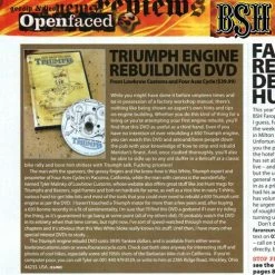 Lowbrow Customs Triumph 650 Rebuild DVD With Wes White - Triumph Motorcycle DVD -Motorcycle Accessories Shop large 126 triumph 650 engine motor rebuild dvd review bsh