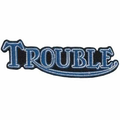 Lowbrow Customs Trouble Triumph Motorcycle Patch