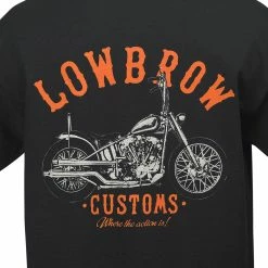 Lowbrow Customs Harley Knucklehead T-Shirt -Motorcycle Accessories Shop large 1532 lowbrow customs knucklehead chopper t shirt 3
