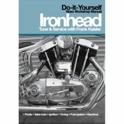 Lowbrow Customs Harley-Davidson Ironhead Sportster Tune & Service Video Workshop Manual DVD With Frank Kaisler