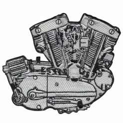 Lowbrow Customs Ironhead XL Sportster Motor / Engine Patch