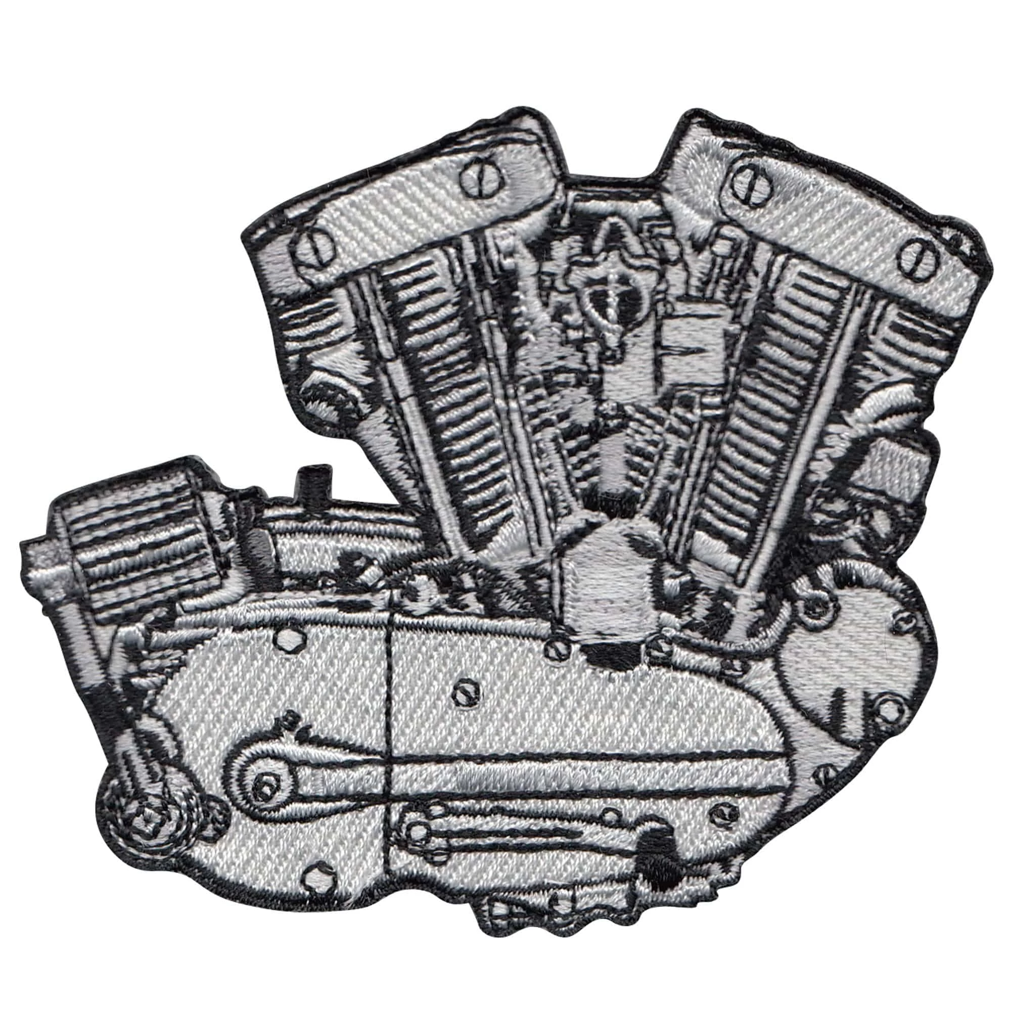 Lowbrow Customs Ironhead XL Sportster Motor / Engine Patch 1 Lowbrow Customs Ironhead XL Sportster Motor / Engine Patch