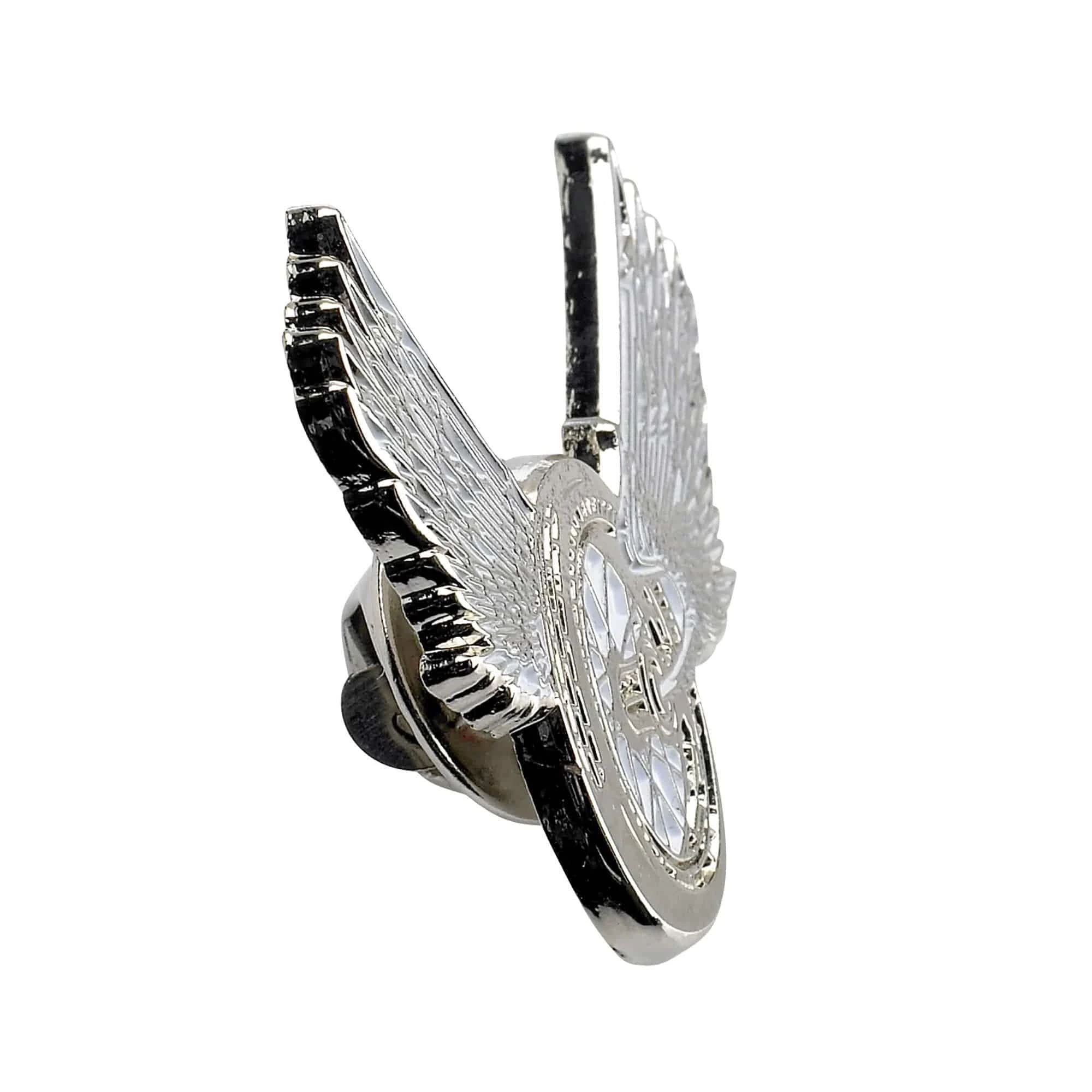 Lowbrow Customs Winged Motorcycle Wheel Lapel Pin 2 Lowbrow Customs Winged Motorcycle Wheel Lapel Pin - Image 2