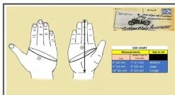 MotoStuka Shanks Gloves - Bronze -Motorcycle Accessories Shop large 3293 large 3293 ms glove size chartb