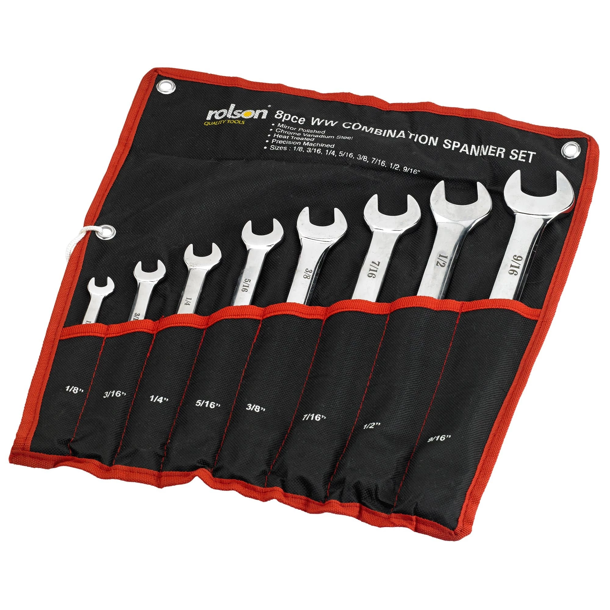 British Standard Whitworth 8 Pc Combination Wrench Tool Set By Rolson 1 British Standard Whitworth 8 Pc Combination Wrench Tool Set By Rolson