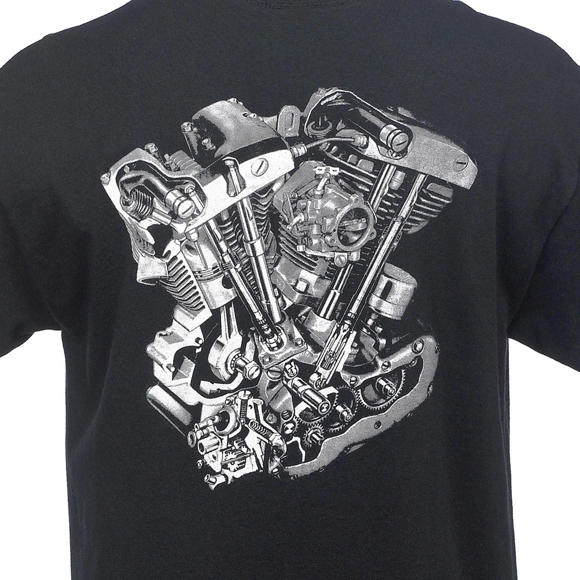Lowbrow Customs Shovelhead Motor T-Shirt - Shovelhead Engine 2 Lowbrow Customs Shovelhead Motor T-Shirt - Shovelhead Engine - Image 2