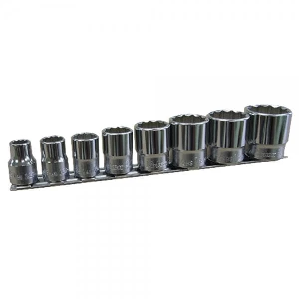 British Standard Whitworth 8 Piece 12-pt Socket Set By Koken 3/8 Inch Drive 1 British Standard Whitworth 8 Piece 12-pt Socket Set By Koken 3/8 Inch Drive