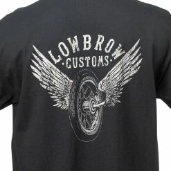 Lowbrow Customs Winged Wheel T-Shirt 8 Lowbrow Customs Winged Wheel T-Shirt -Motorcycle Accessories Shop large 855 lowbrow customs winged motorcycle wheel t shirt 3