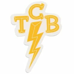 Lowbrow Customs TCB Takin' Care Of Business Screen Printed Decal