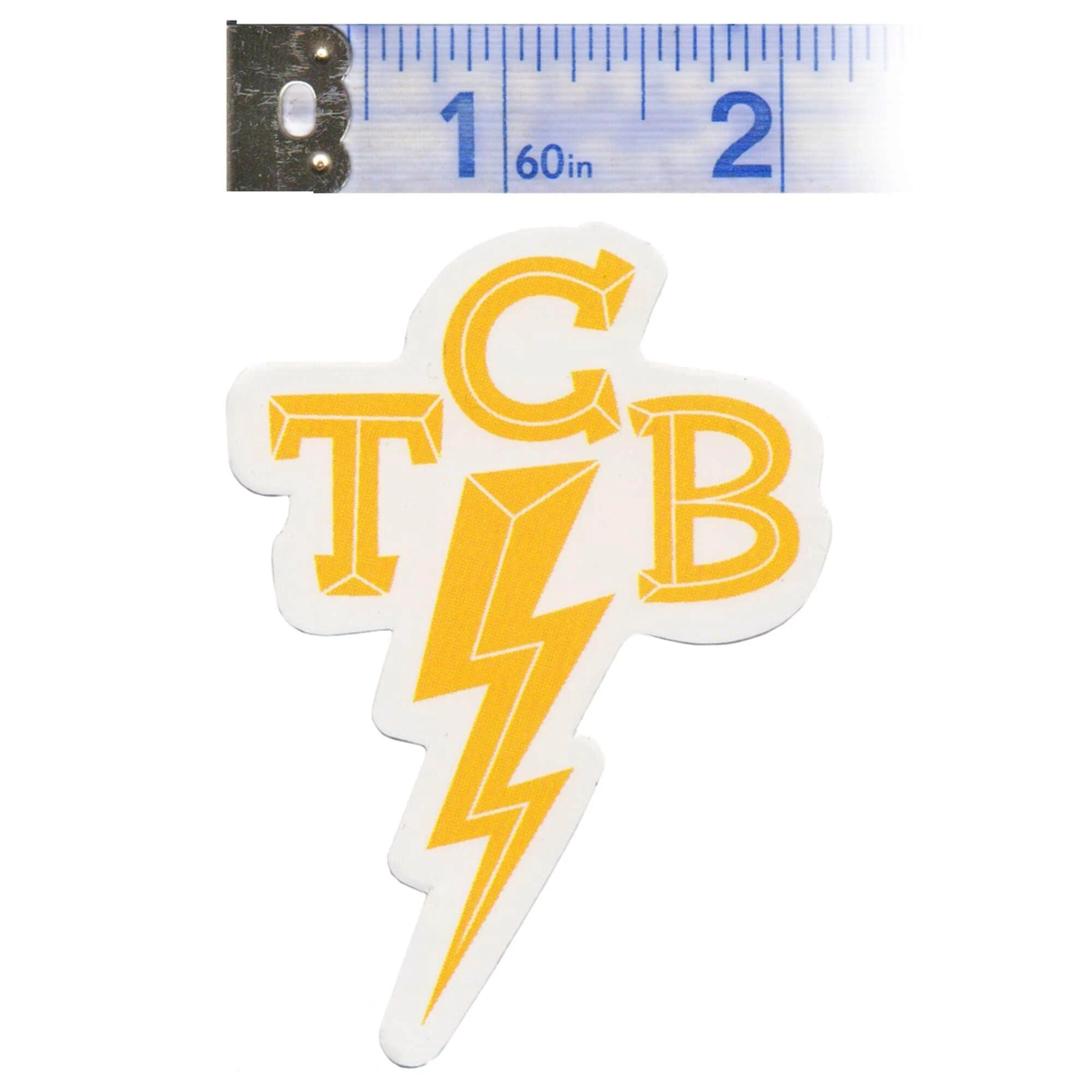 Lowbrow Customs TCB Takin' Care Of Business Screen Printed Decal 2 Lowbrow Customs TCB Takin' Care Of Business Screen Printed Decal - Image 2